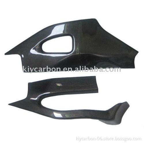 Carbon fiber motorcycle swingarm cover